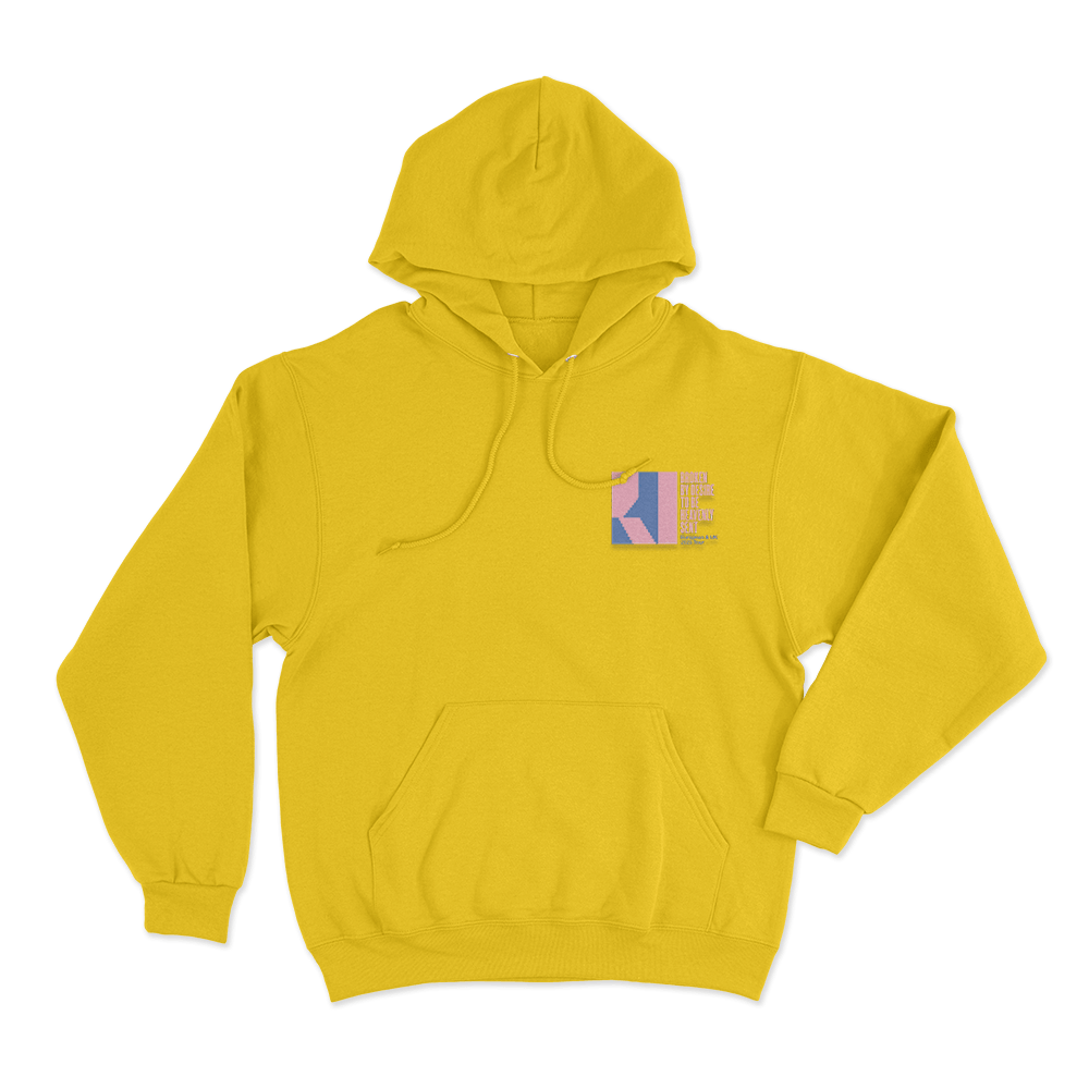 Abstract Capaldi Logo Unisex Hoodie Yellow Abstract Capaldi Logo Unisex Hoodie Yellow